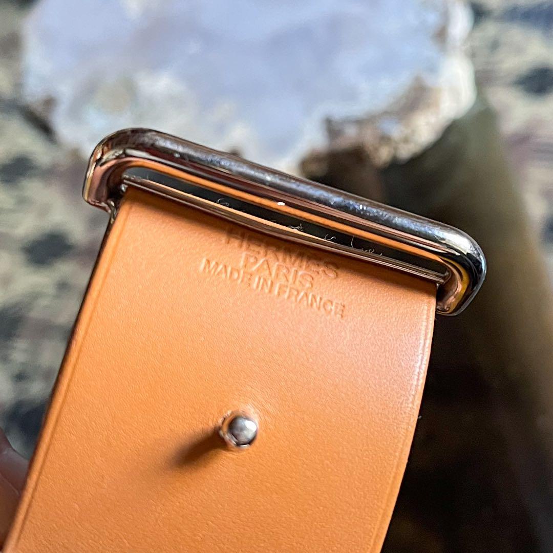 希少 美品 HERMES アピ マルジェラ期 レザーブレスレット エルメス