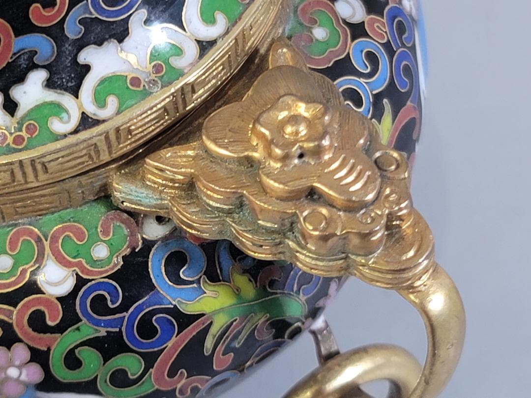 中国美術 七宝 香炉 DT314