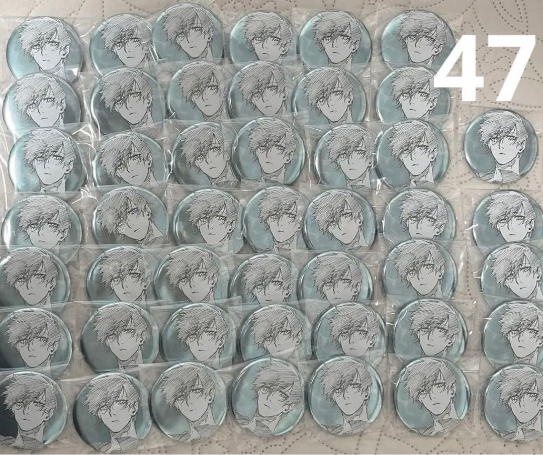 ブルーロック展 糸師 凛 推しキャラ 缶バッジ 47個セット