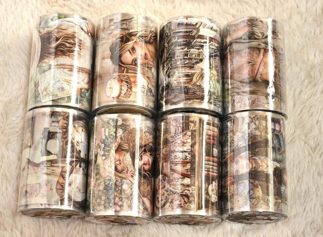 【14日限定値下げ新品、未使用】海外マステ　onwize　8巻セット