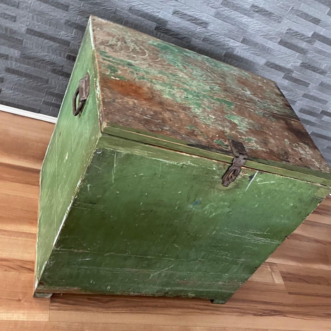 青山の人気家具店kino【レア1点物】フランス アンティークヴォレー 収納BOX