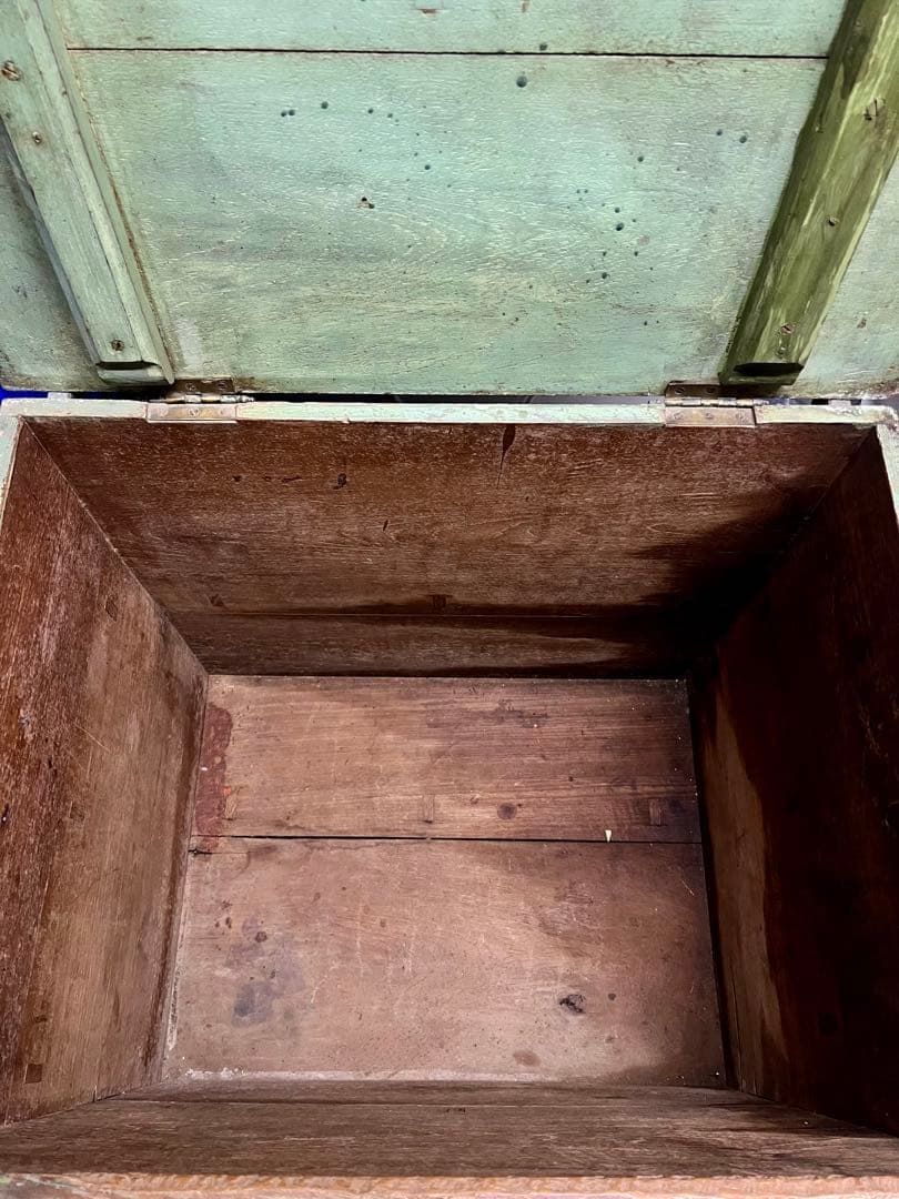 青山の人気家具店kino【レア1点物】フランス アンティークヴォレー 収納BOX