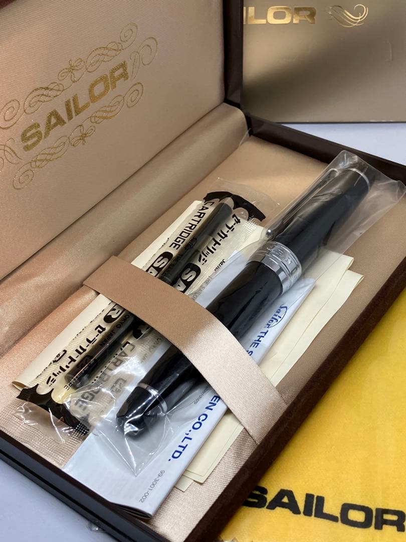 Sailor 万年筆 KOP 銀/黒 FP king profe 21K