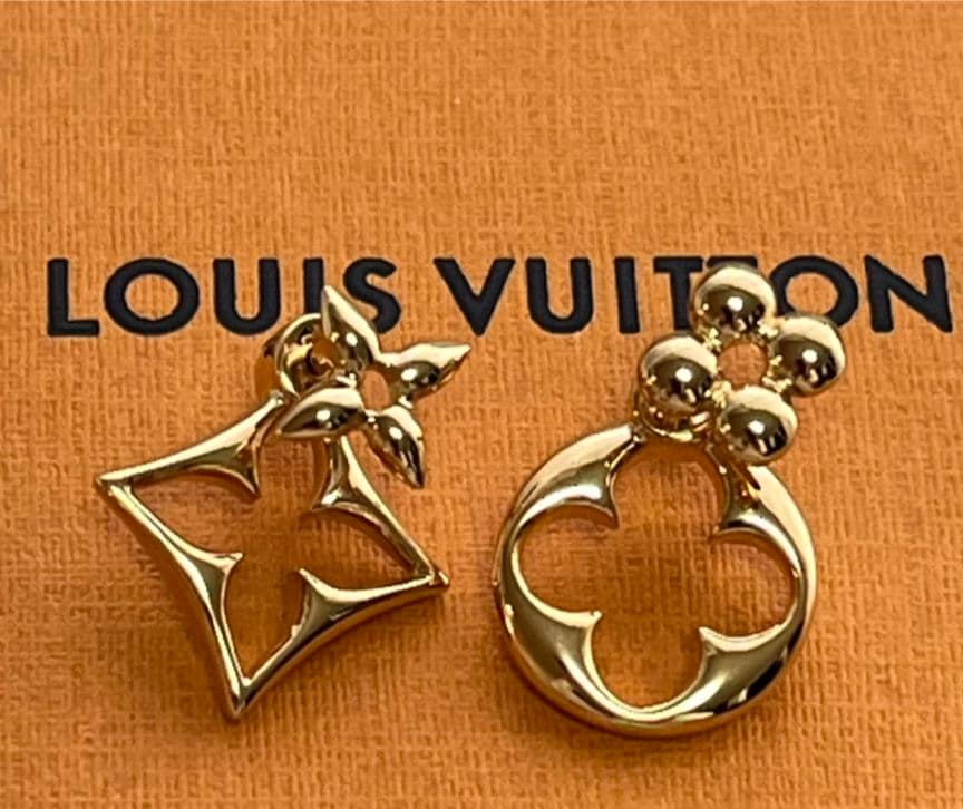 【八商品】　LOUIS VUITTON ピアス LV フラワーグラム