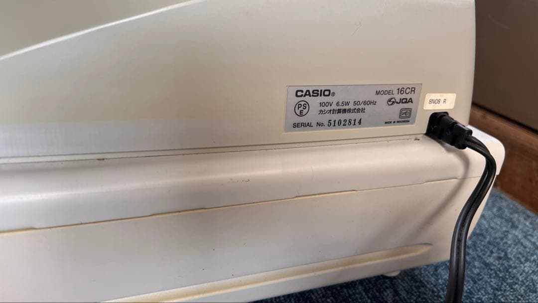 送料込! CASIO カシオレジスター 16CR