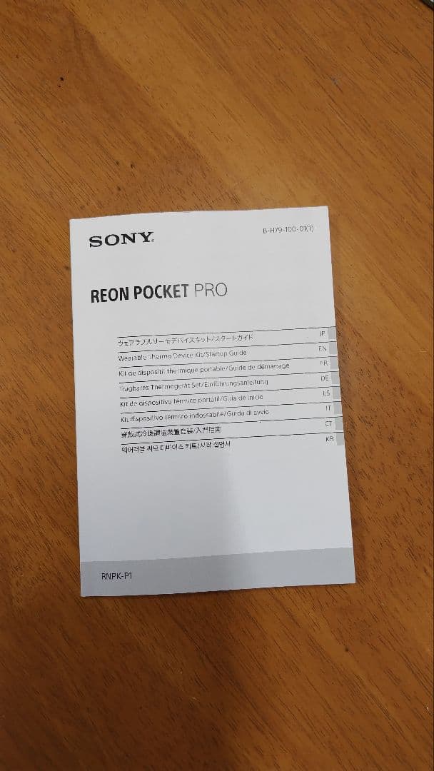 SONY　レオンポケットプロ　REON POCKET PRO