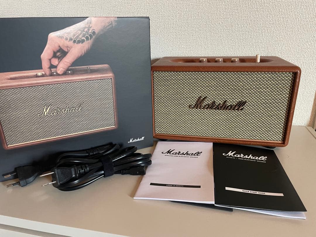 【正規品】Marshall ACTON III ワイヤレススピーカー　ブラウン
