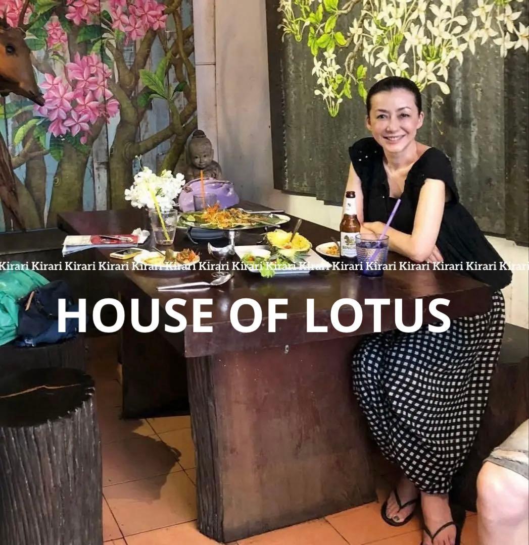 試着のみハウスオブロータス ギンガムチェックサルエルパンツ 桐島かれん