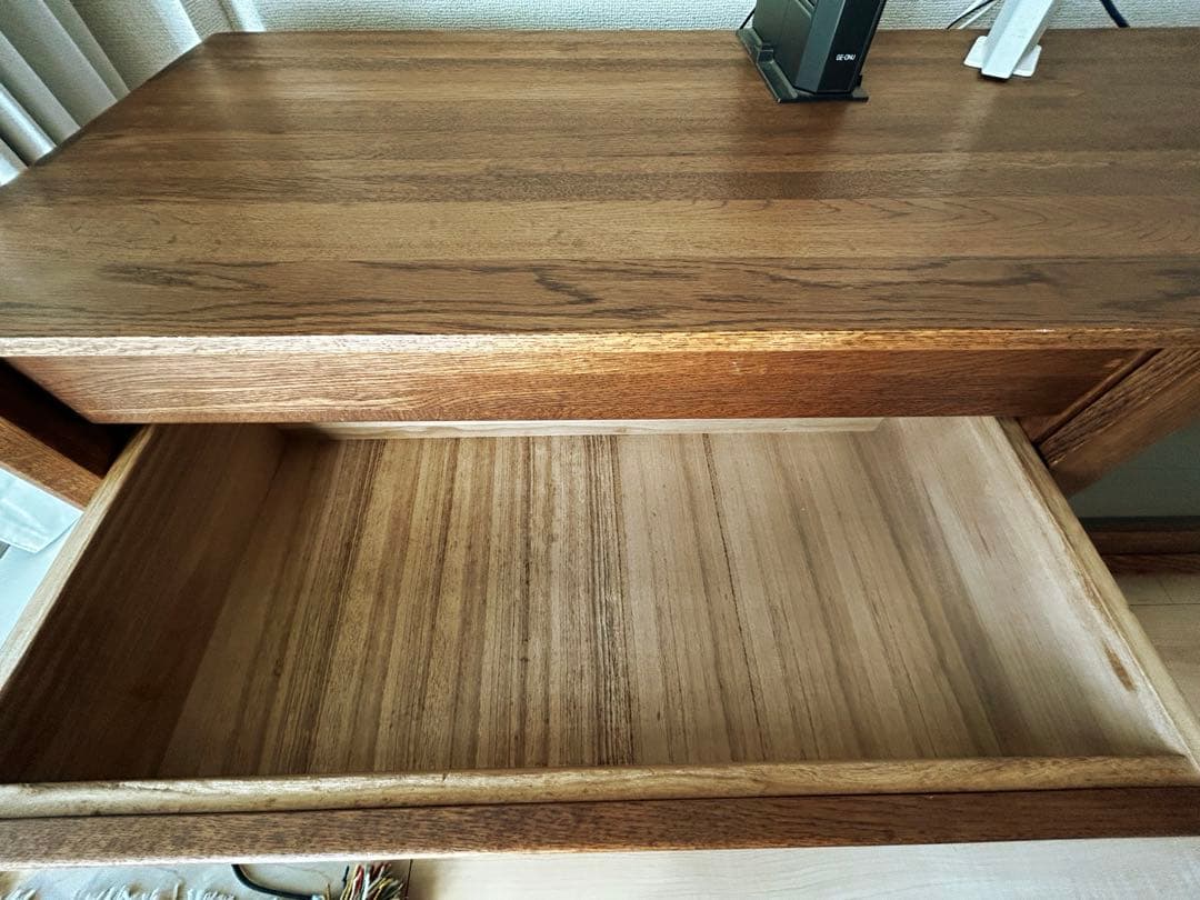 中古　最終価格　無垢材　ダークブラウン　木製　テレビボード　ゲーム