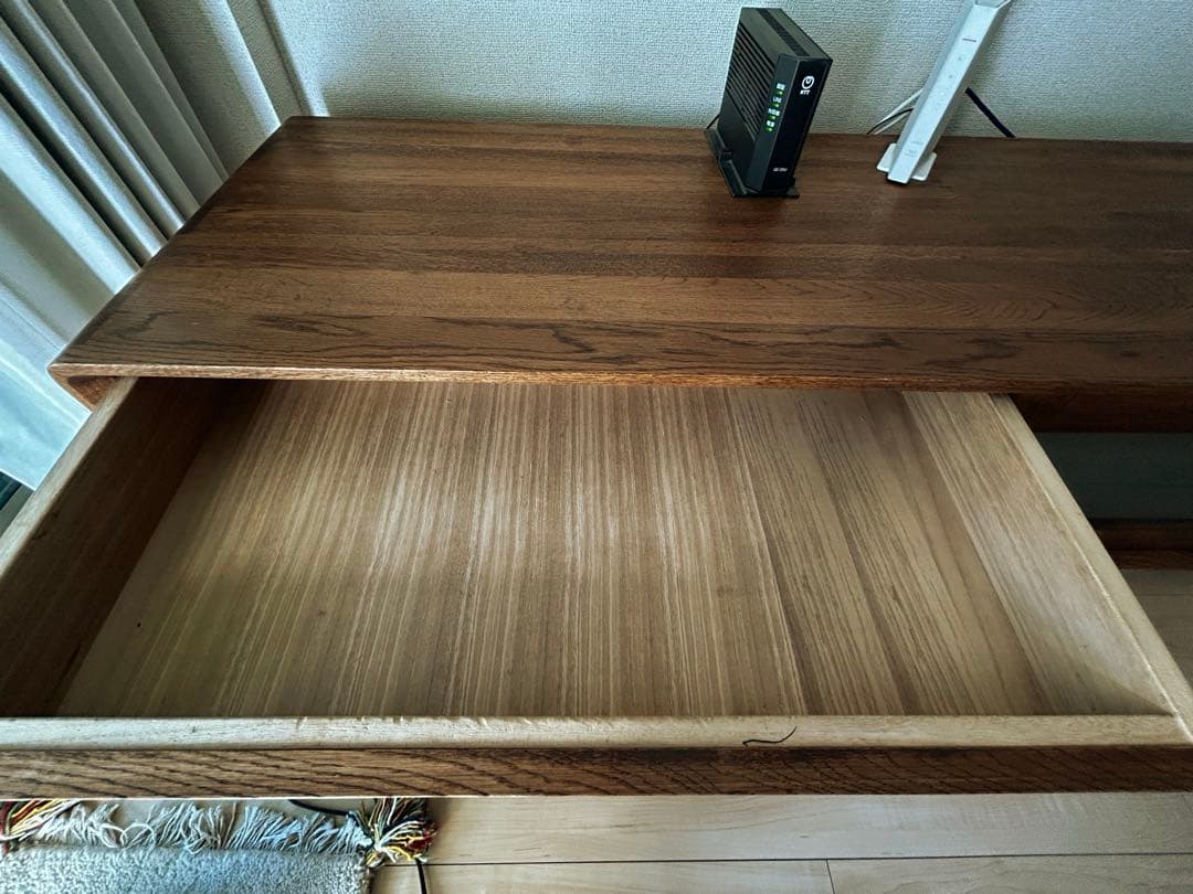 中古　最終価格　無垢材　ダークブラウン　木製　テレビボード　ゲーム