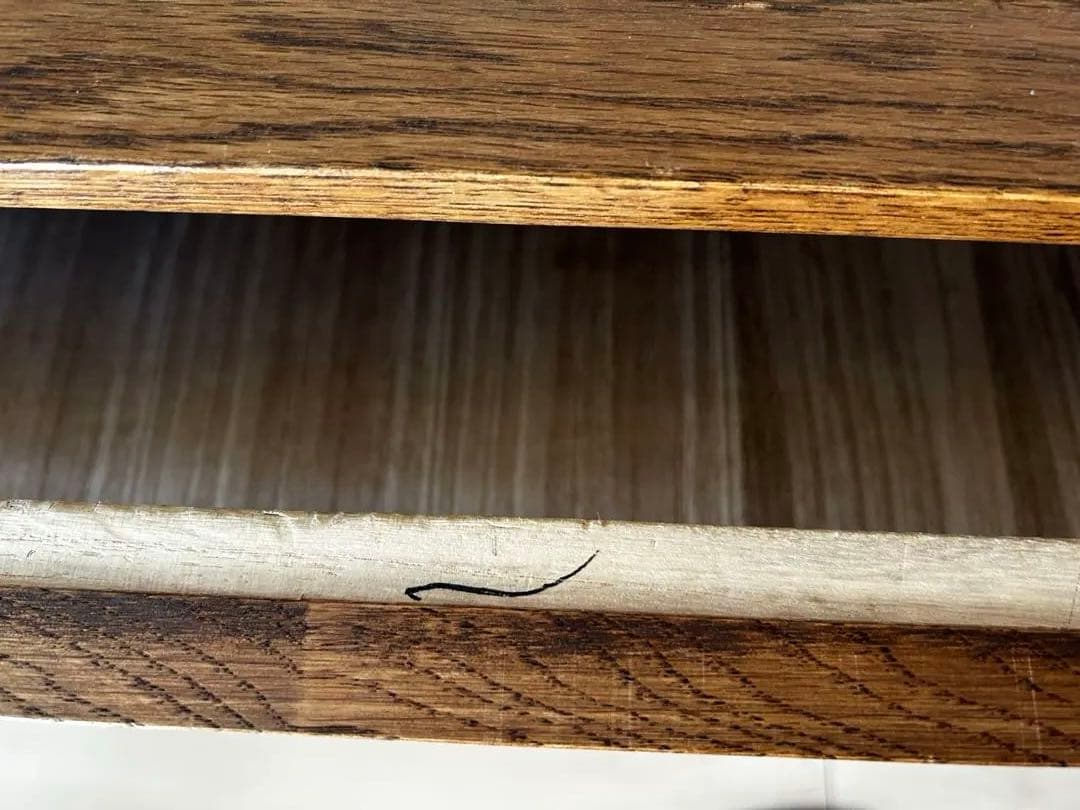 中古　最終価格　無垢材　ダークブラウン　木製　テレビボード　ゲーム