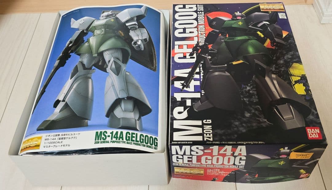 MS-18E Kämpfer & MS-14A Gelgoog (赤バンダイ)