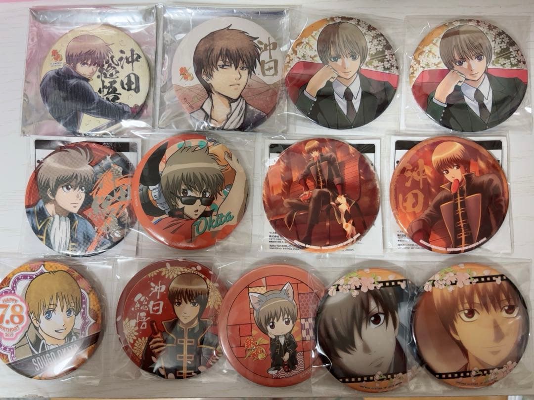 銀魂　沖田総悟　缶バッジ　大