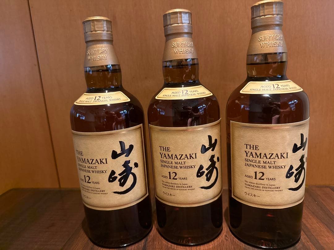 サントリーウイスキー山崎 12年 700ml×3本