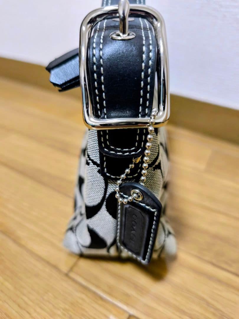 COACH ショルダーバッグ ブラック/ベージュest1941