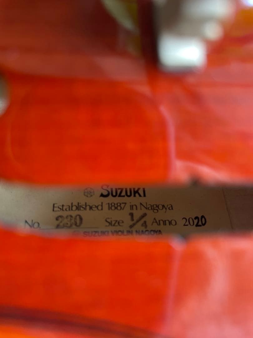 鈴木バイオリンNo.230 サイズ1/4