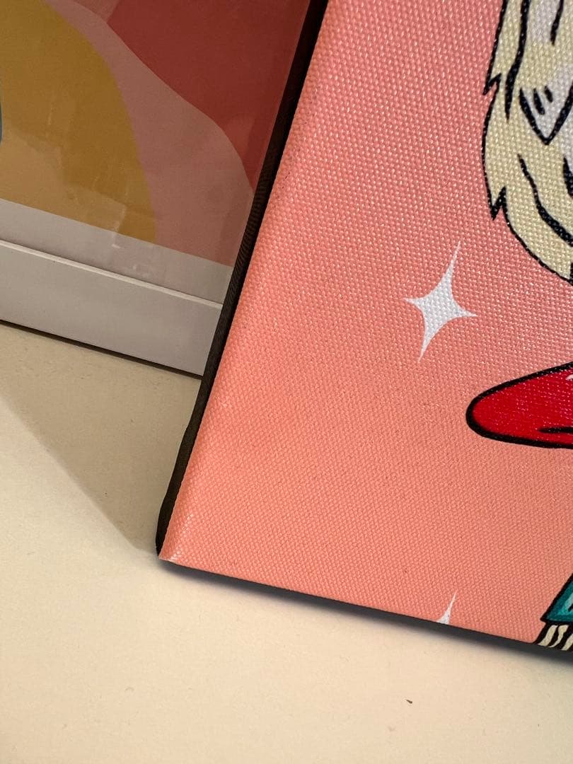 MULGA キャンバスアート クマ ギター インテリア 壁掛け