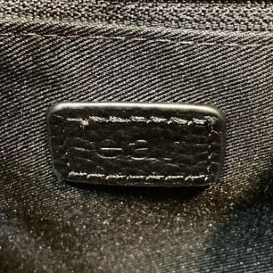 【美品】ear PAPILLONNER バックル巾着ショルダーバッグ　S 黒