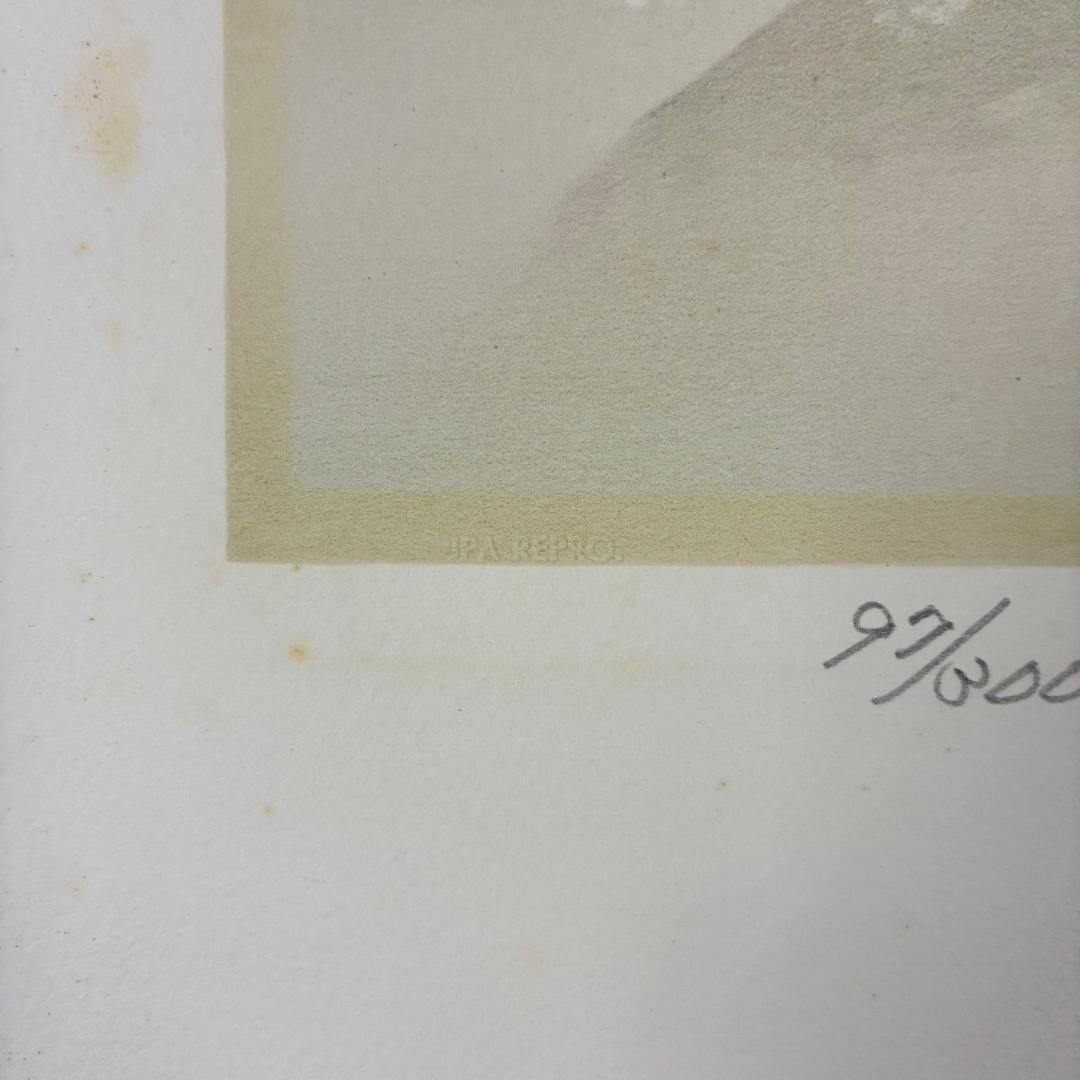 美品 横山大観「春暁」リトグラフ 大日本絵画 作品保証書・日本版画協会登録番号有