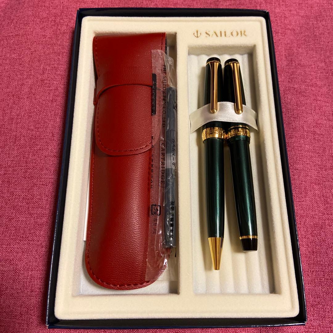 【新品未使用】SAILOR 万年筆　ボールペン　セーラー　筆記具　四季織　セット