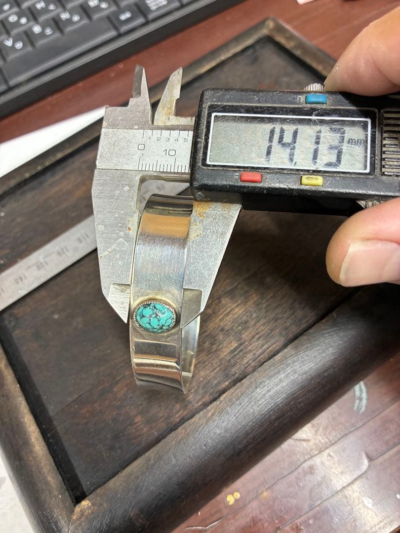 MIYAO MADE ターコイズ シルバーバングル　ホイールワークス