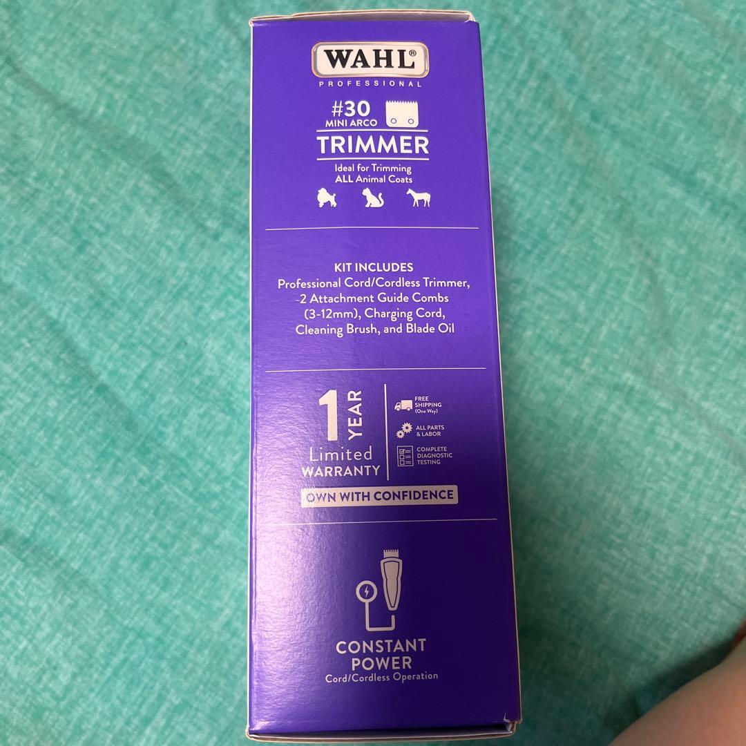 【新品】Wahl MINI ARCO コードレストリマー　バリカン