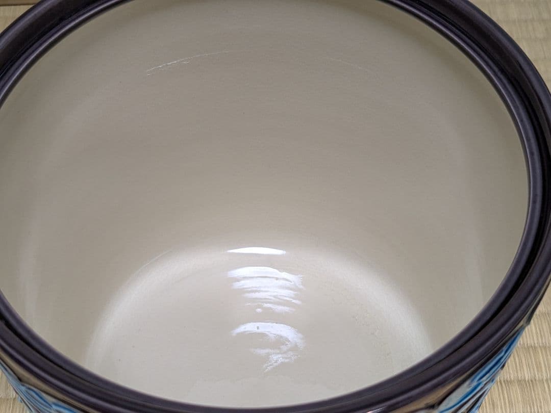 中村翠嵐　偕楽園写寿の字皆具　交趾焼　紫交趾