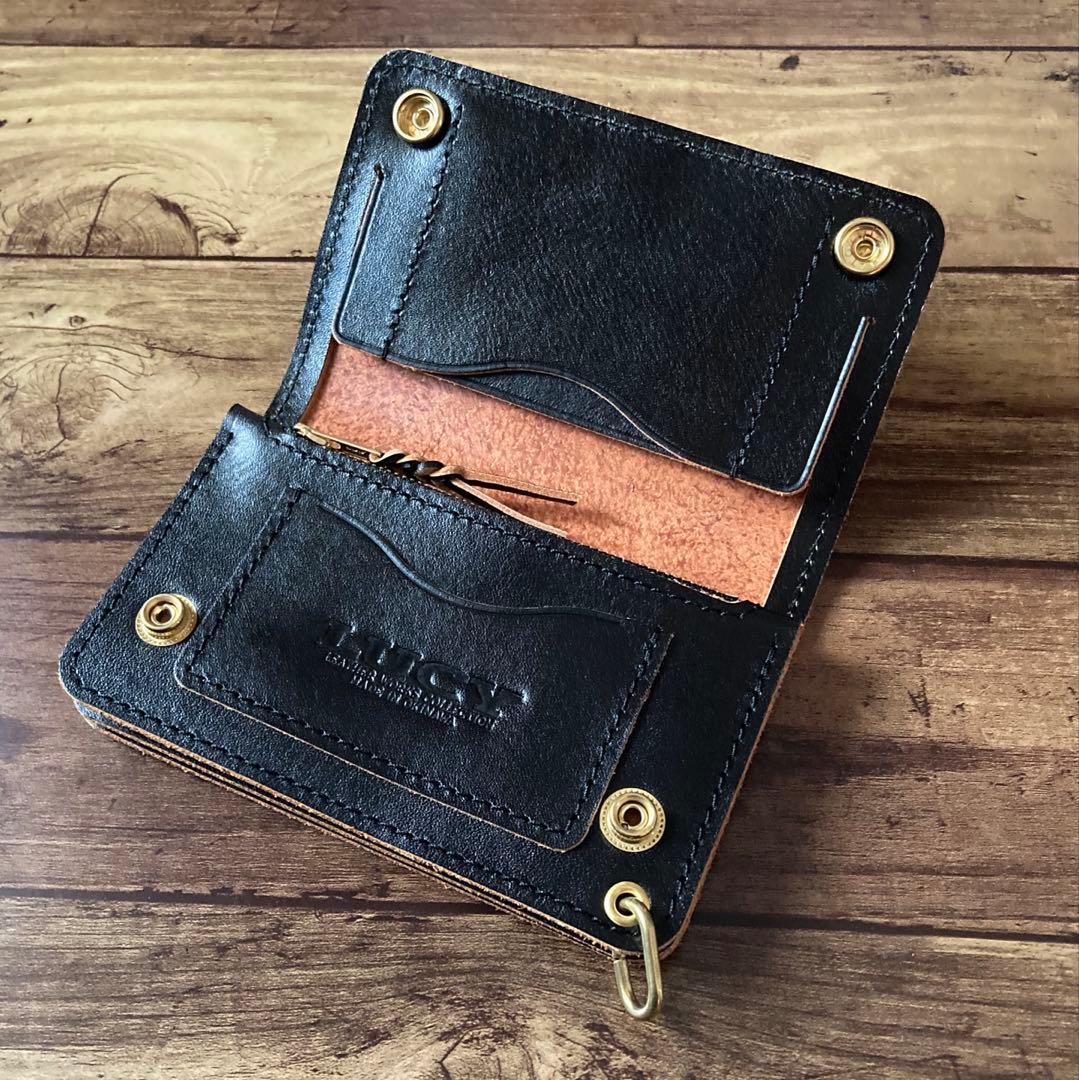 【Misaki483mm】トラッカーウォレット150【お札を折らずに収納】