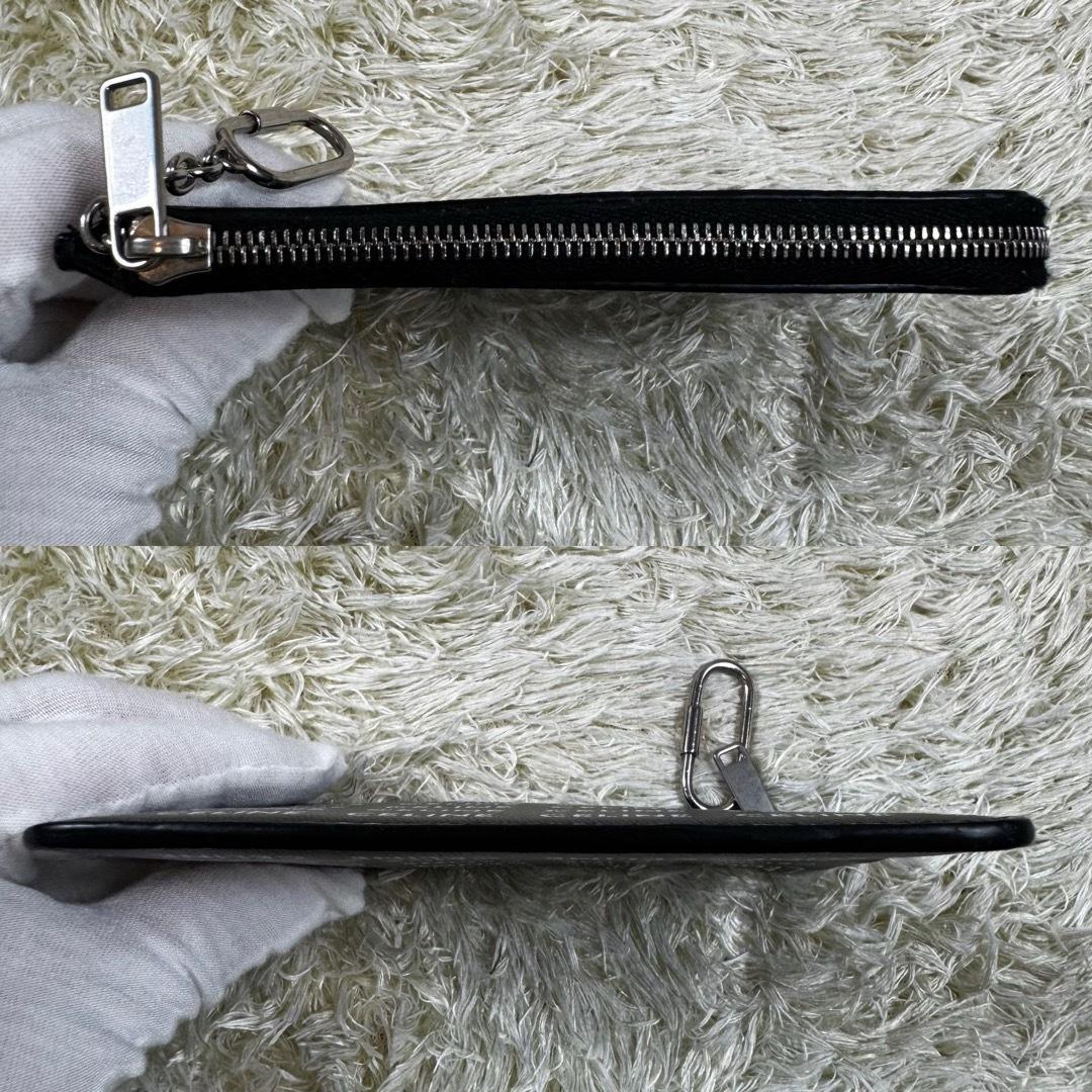 極美品✨セリーヌ　ケース　キーケース　チェーン　ロゴマニア　ブラック