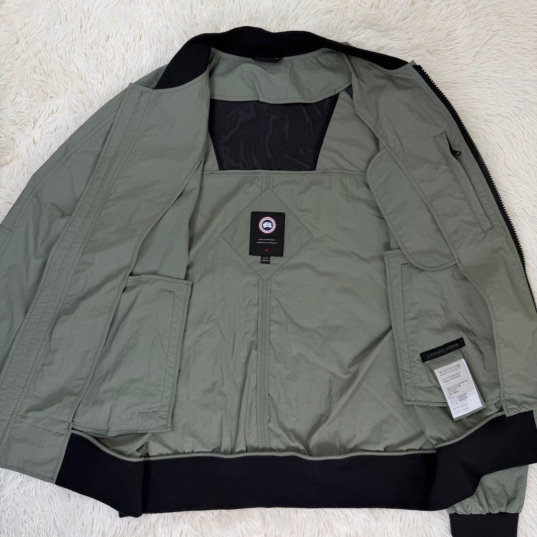 【極美品/現行】カナダグース バーレットボンバー カーキ XL 即完希少サイズ