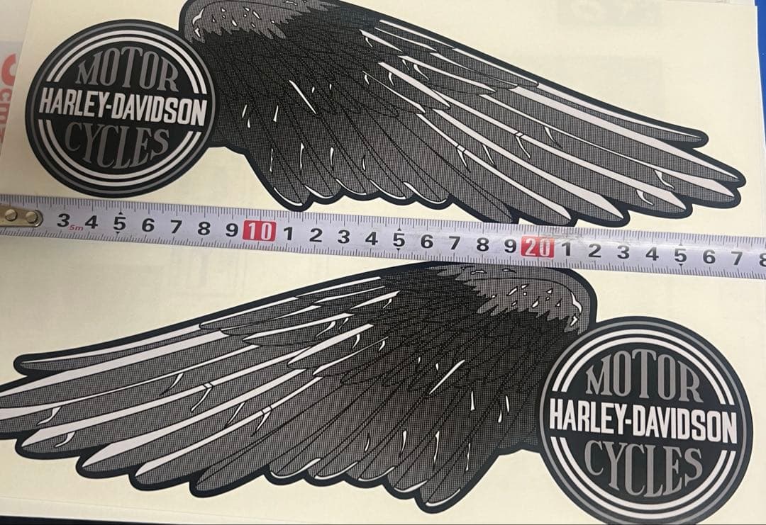 【激レア新品】レプリカタンクデカールハーレーウィング ステッカーカスタム