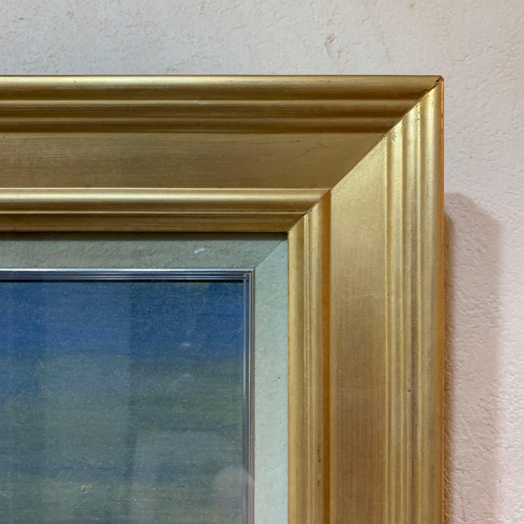 絵画　額装　日本画肉筆　真作　武井篤胤『富貴花』10号