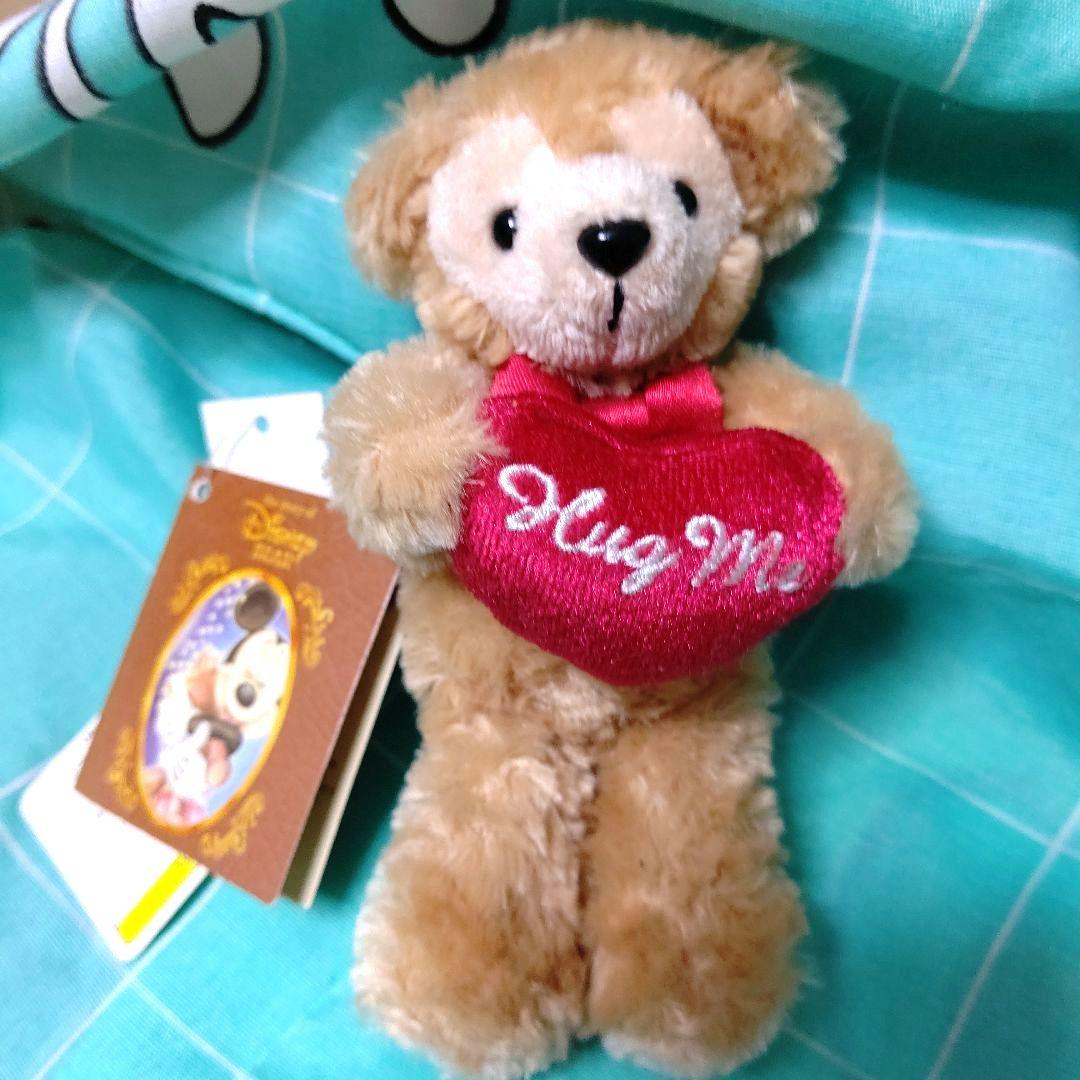 値下★ 2005年★ディズニー ハグミー ダッフィー ぬいぐるみバッチ 未使用