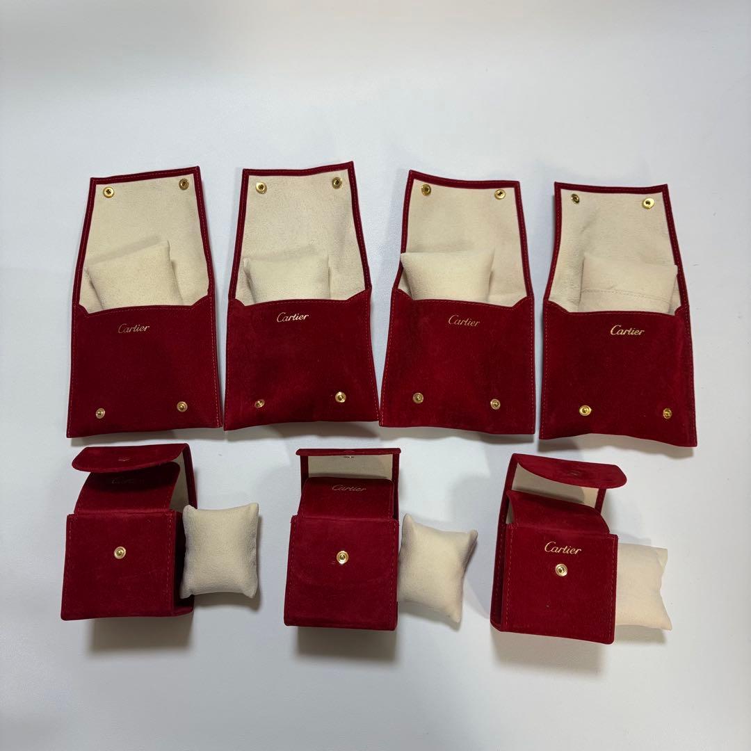 カルティエ　時計ケース　7点セット　ソフトケース　空箱