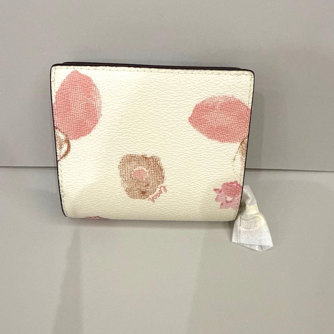 【日本限定】新品未使用coach スナップ ウォレット・フローラル プリント