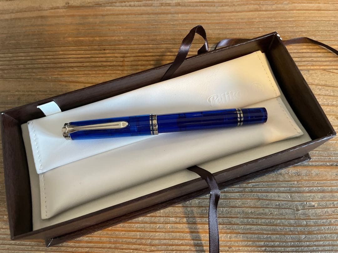 ペリカン 2013年特別生産品 M605 マリーンブルー EF