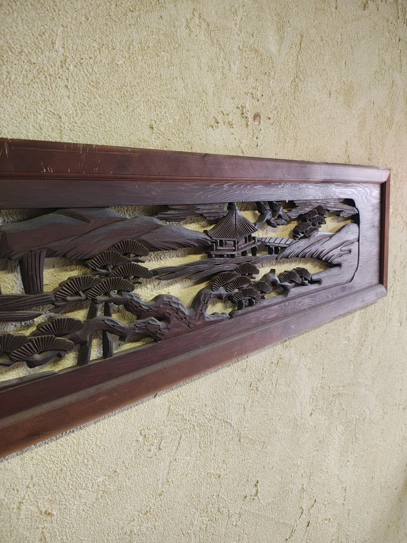 欄間１　古道具　ビンテージ　和建築　店舗什器　M0187