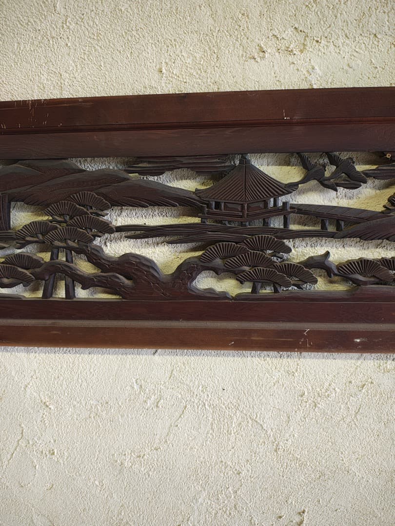 欄間１　古道具　ビンテージ　和建築　店舗什器　M0187