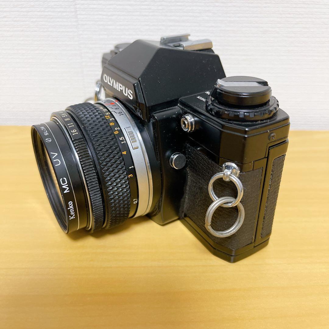 【完動品】OLYMPUS OM10 QD ブラック+ 標準レンズ