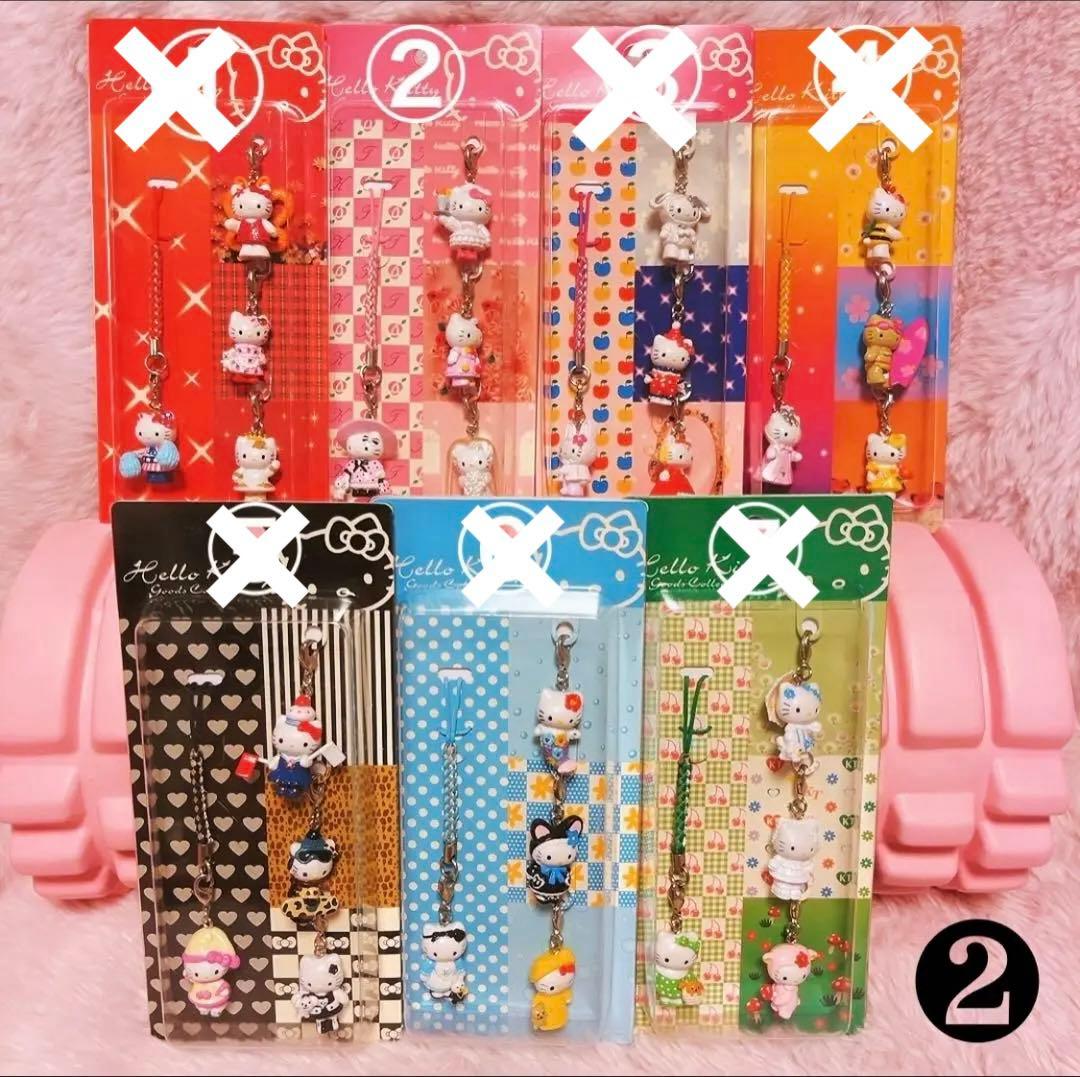 希少レア　ハローキティ　グッズコレクション　根付け　4Pアソート ② 2005