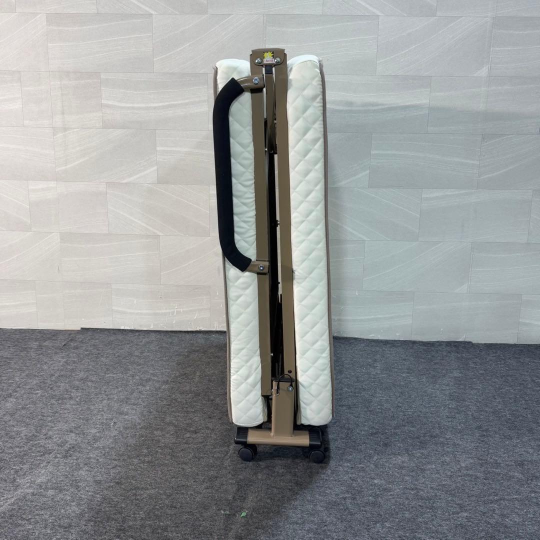 リクライニングベッド ウレタン入り折りたたみ 組立不要 d3563 完成品