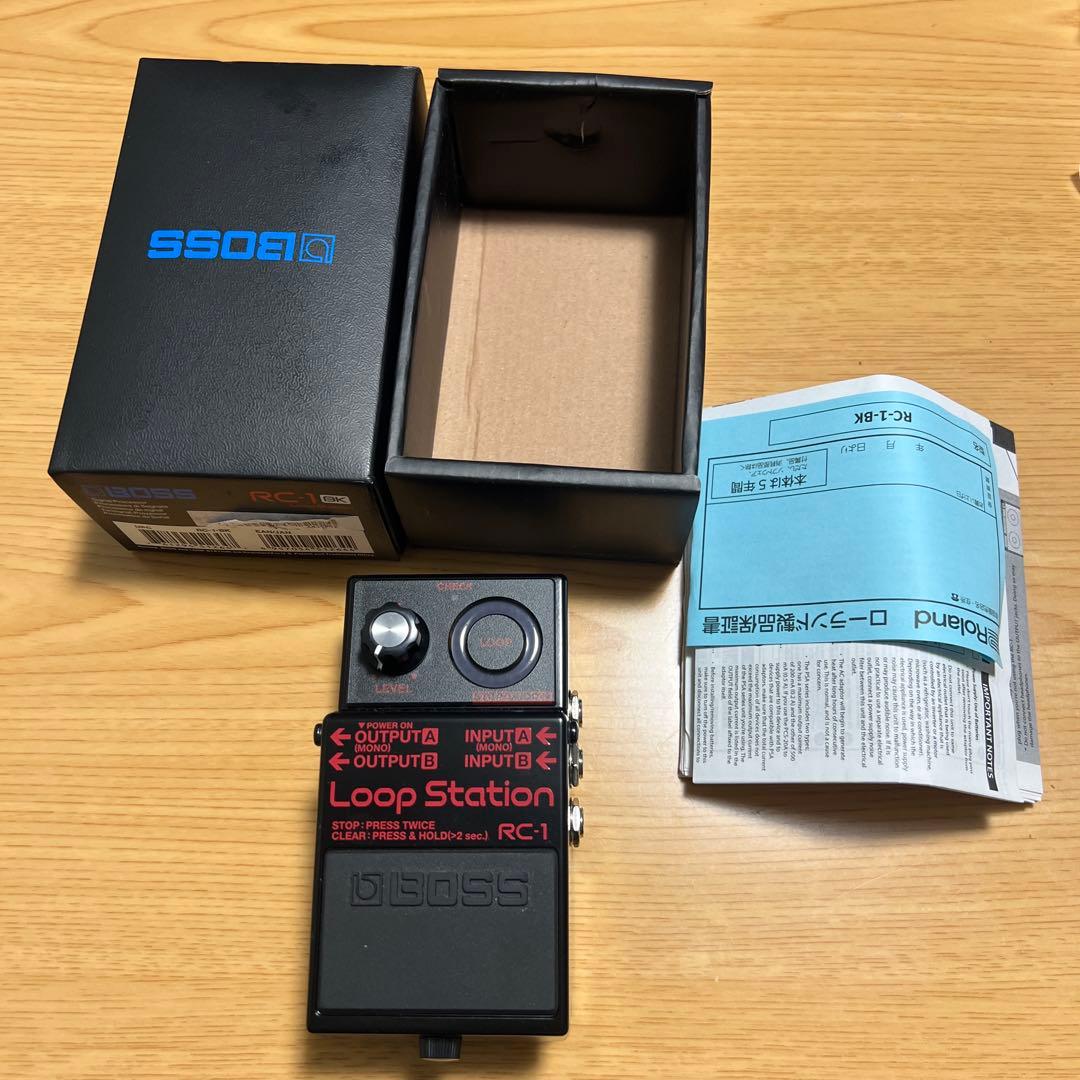 BOSS RC-1 BK ループステーション　限定カラー　おまけ付き