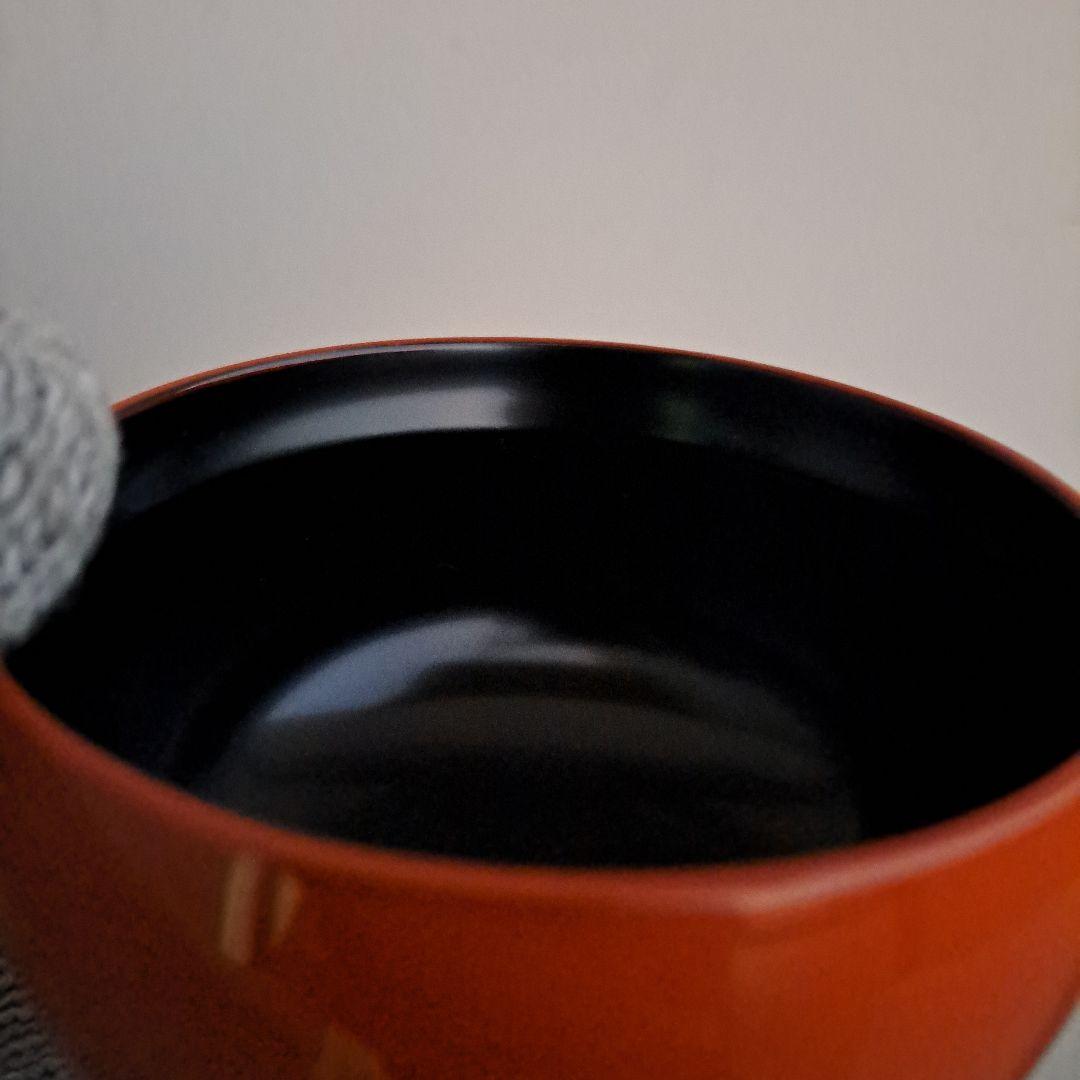 【輪島塗　まり椀×5客】布着本堅地 二代目\"九香作　未使用/長期保管品