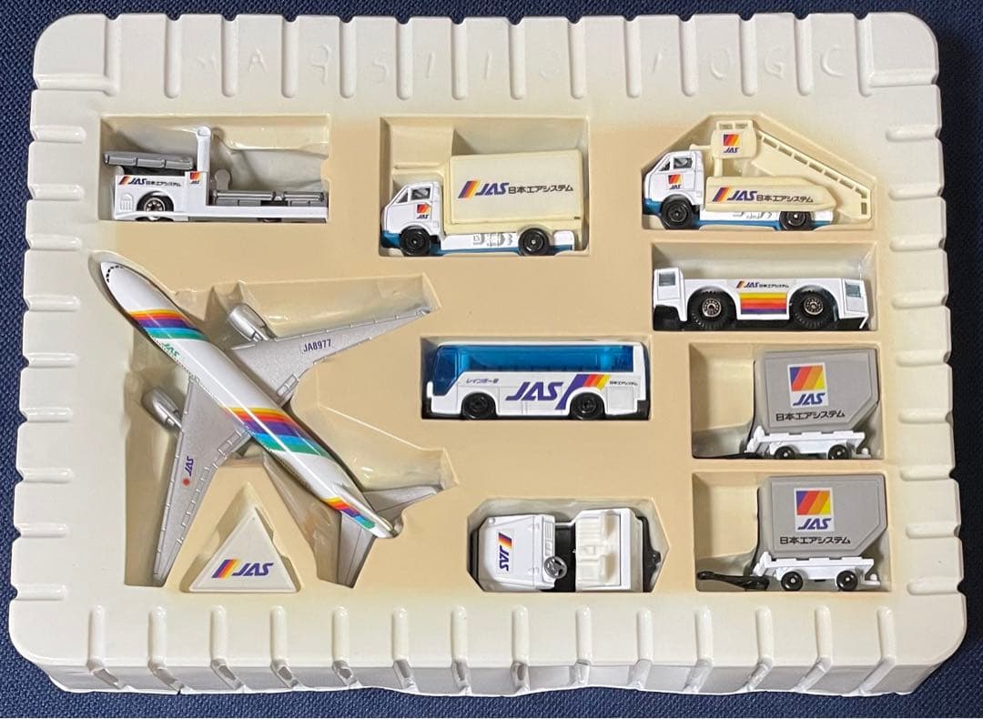 JAS レインボーセブン 777 ちびっ子空港セット ダイキャスト