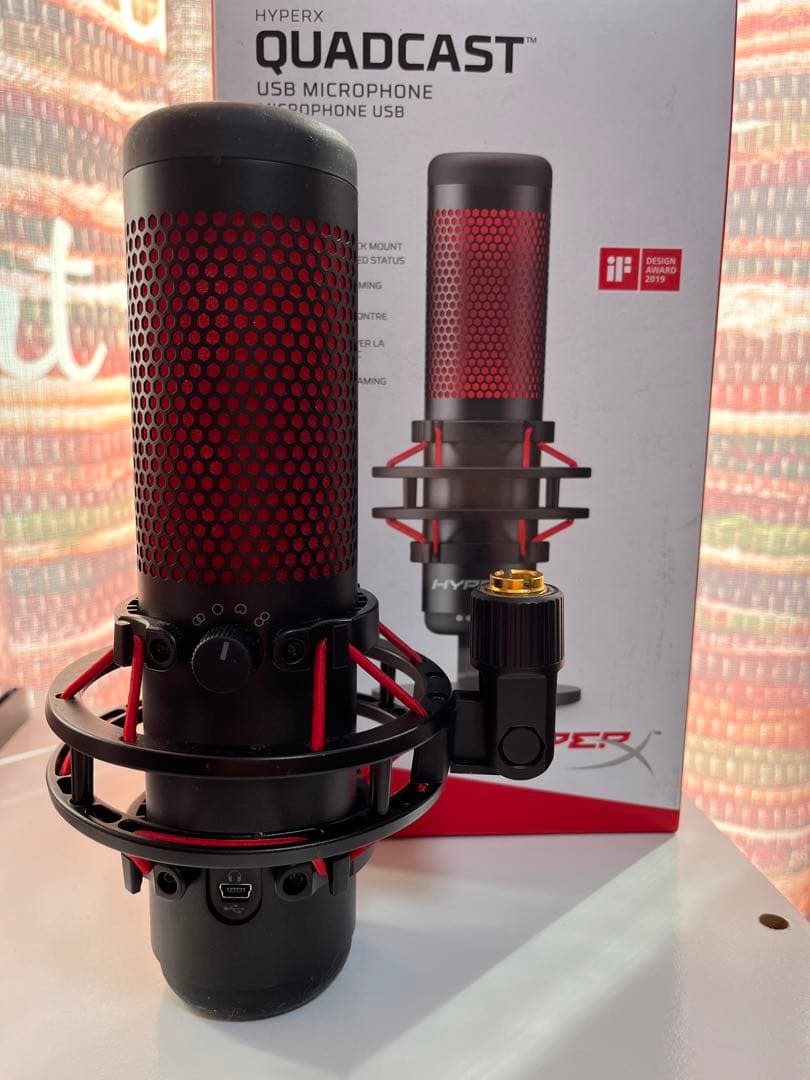 HyperX QuadCast コンデンサーマイク USB接続