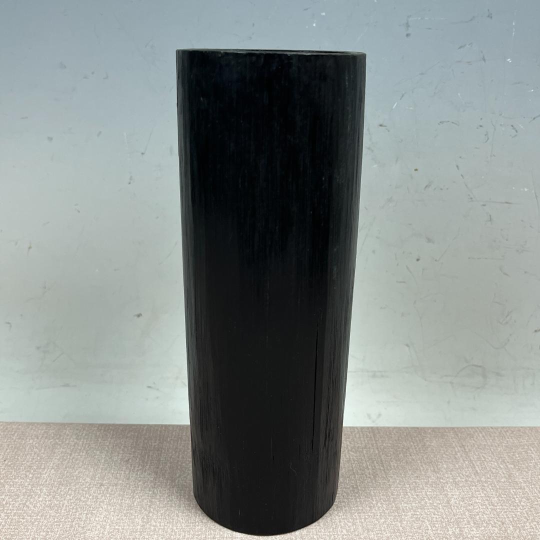 43『淡々斎好写 宝珠籠花入』 平安竹宝斎系統 共箱 落とし 竹籠 花生 茶道具