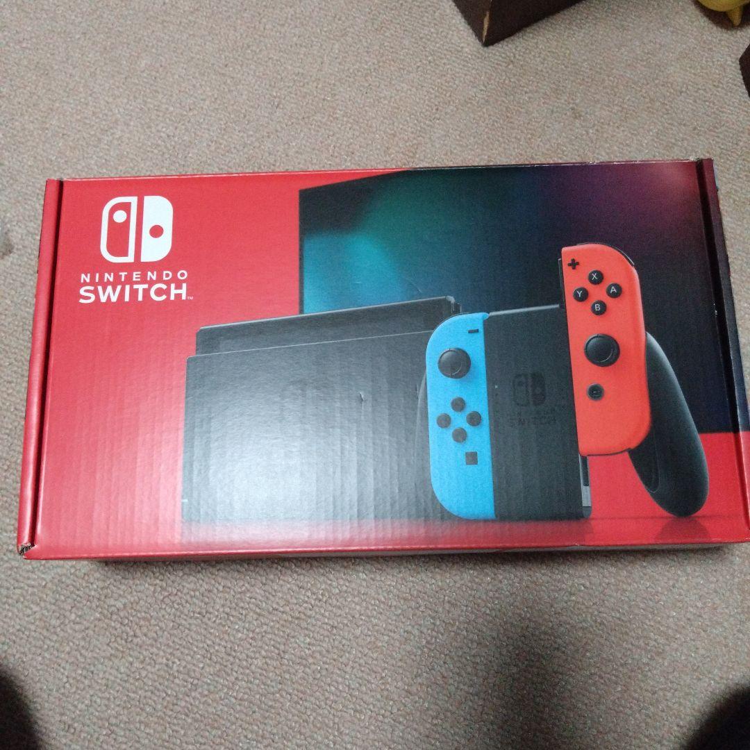 ほぼ未使用に近いNintendo Switch ネオンブルー/ネオンレッド 本体