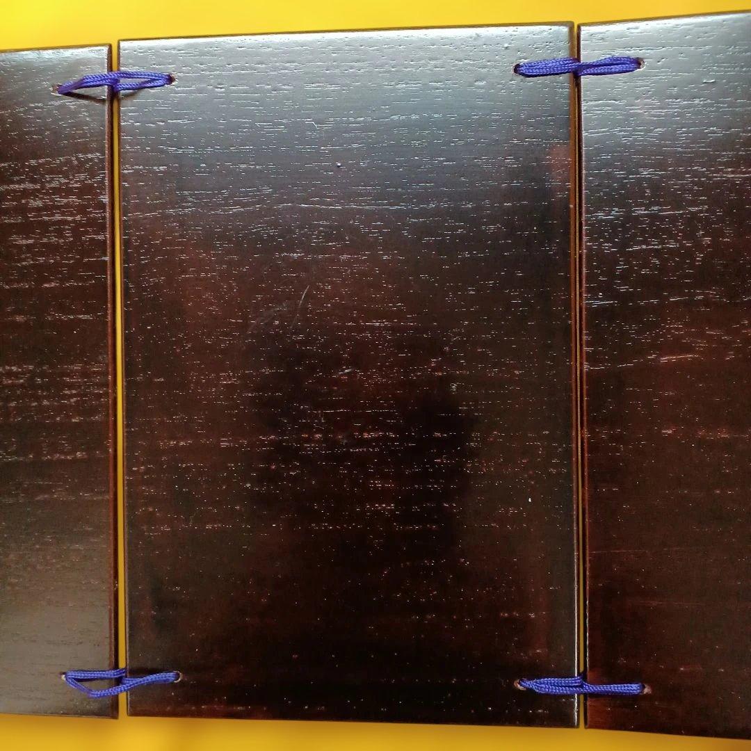 茶道具　器据　桐　溜搔き合せ塗