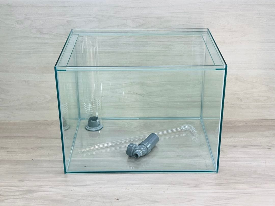 1台限定　600×450×450オールガラスオーバーフロー水槽 フランジ加工付き