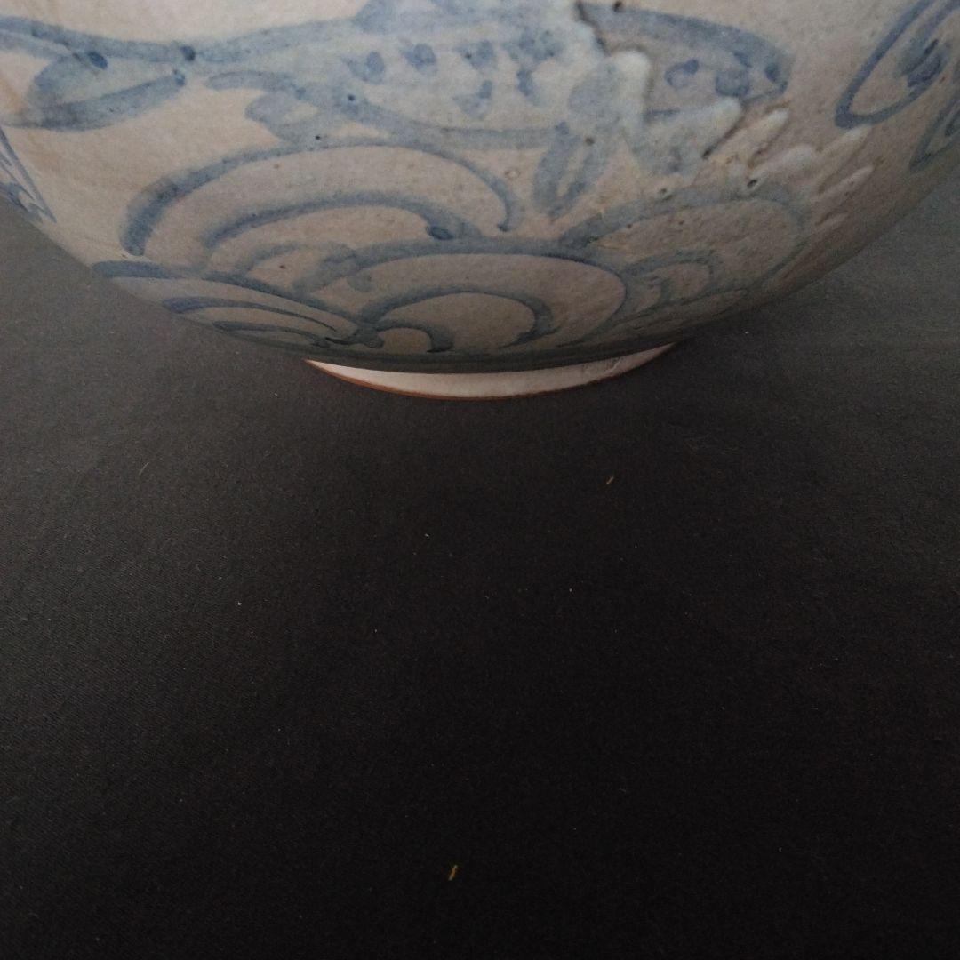 大鉢　茶道具　石はぜ